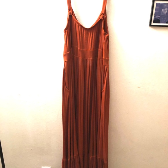 Torrid Burnt Orange Super Soft Maxi Dress size 0 - Picture 6 of 6